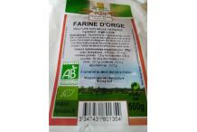 FARINE ORGE MONDEE 500G