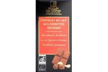 CHOCOLAT AU LAIT AUX NOISETTES