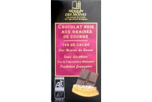 CHOCOLAT NOIR AUX GRAINES DE COURGE