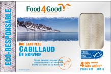 DOS DE CABILLAUD SAUVAGE 500G