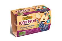 COMPOTE POMME MYRTILLE X4
