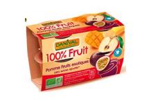COMPOTE POMME FRUITS EXOTIQUES X4