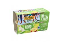 COMPOTE POMME POIRE X4