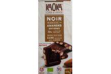 CHOCOLAT NOIR AMANDES ENTIERES