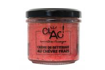CREME DE BETTERAVE AU CHEVRE FRAIS