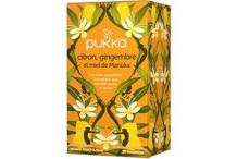 INFUSION CITRON GINGEMBRE MANUKA PUKKA