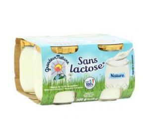 YAOURT NATURE SANS LACTOSE