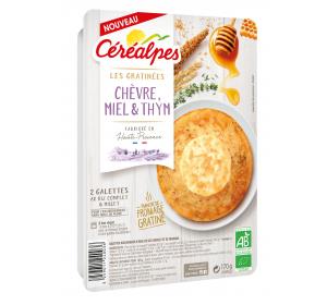 GALETTE GRATINEES CHEVRE MIEL THYM