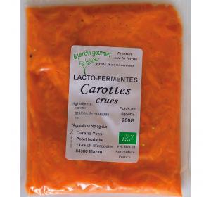 CAROTTES CRUES LACTOFERMENTEES