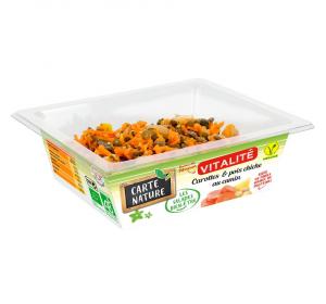 VITALITE CAROTTES ET POIS CHICHE AU CUMI