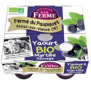 YAOURT MYRTILLE 4X125G FERME BATISSE
