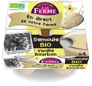 SEMOULE A LA VANILLE 4 X100G