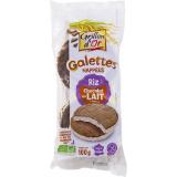 GALETTES DE RIZ AU CHOCOLAT AU LAIT