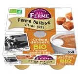 CREME DESSERT CARAMEL 4X100G FERME BATIS