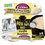 RIZ AU LAIT VANILLE 4X125G BATISSE