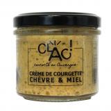 CREME DE COURGETTE AU CHEVRE ET MIEL