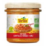 TARTINADE TARTEX LENTILLES ROUGES CHILI