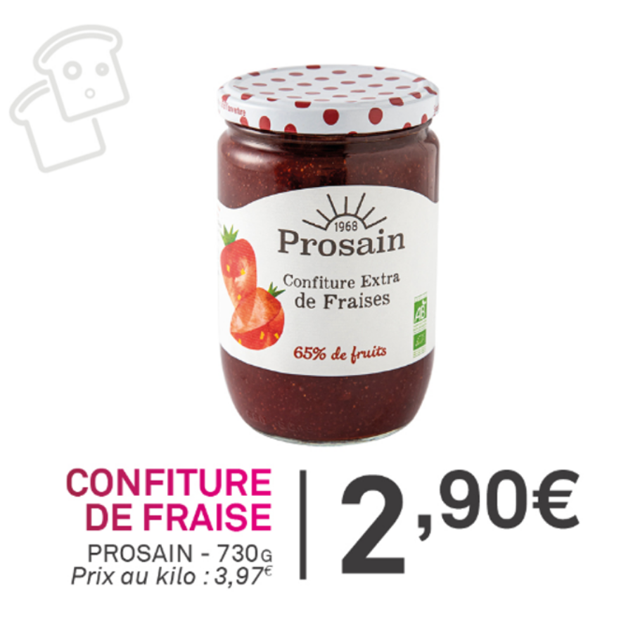 confiture fraise Le Grand Panier Bio